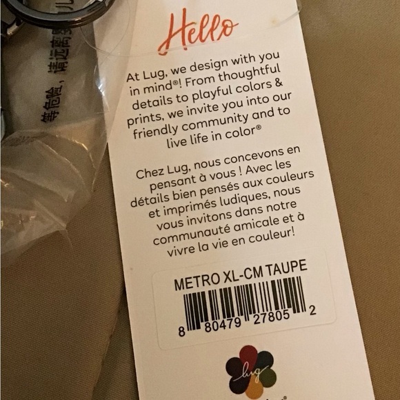 NWT LUG Metro XL pouch Camo taupe - Picture 8 of 9